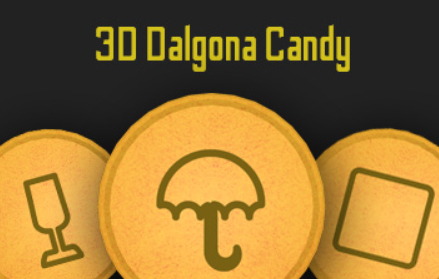 Jeu Bonbon Dalgona 3D  en ligne