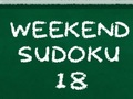 Jeu Sudoku du week-end 18  en ligne