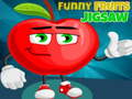 Jeu Puzzle drôle de fruits  en ligne