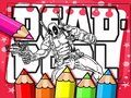 Jeu Livre de coloriage Deadpool  en ligne