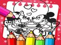 Jeu Livre de coloriage Mickey Mouse  en ligne