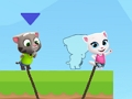 Jeu Tom et Angela sautent  en ligne