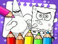 Jeu Livre de coloriage Bob l'éponge  en ligne