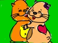 Jeu Livre de coloriage de hamsters  en ligne