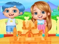 Jeu Jeux de soins pour baby-sitter  en ligne