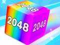Jeu Cube de chaîne : fusion 2048  en ligne