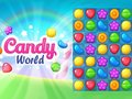 Jeu Le monde des bonbons  en ligne