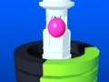 Jeu Empiler la balle rebondissante 3d  en ligne
