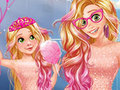 Jeu Princesse maman fille mignon look de famille  en ligne