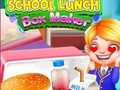 Jeu Fabricant de boîtes à lunch scolaires  en ligne