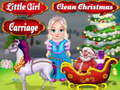 Jeu Petite fille propre chariot de Noël  en ligne