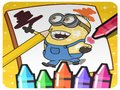 Jeu Minion à colorier  en ligne