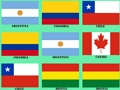 Jeu Drapeaux américains d'entraînement de la mémoire  en ligne