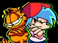 Jeu Friday Night Funkin : amusement du lundi avec Garfield le chat  en ligne