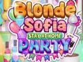Jeu Blonde Sofia reste à la maison  en ligne