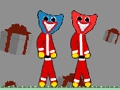 Jeu Huggy Bros Noël  en ligne