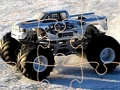Jeu Puzzles de camion monstre d'hiver  en ligne