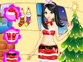 Jeu Habillage de fille de Noël  en ligne