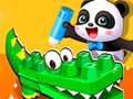 Jeu Casse-tête animaux bébé panda  en ligne
