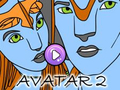 Jeu Livre de couleurs Avatar 2  en ligne