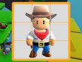 Jeu Puzzle coulissant Stumble Boys  en ligne