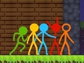 Jeu Stickman Parkour 2 : Bloc chanceux  en ligne