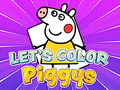 Jeu Colorions les cochons  en ligne