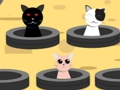 Jeu Attraper des chats  en ligne