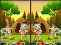 Jeu Trouvez les 5 Différences Camping  en ligne