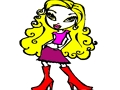 Jeu Coloriage Bratz Facile  en ligne