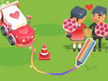 Jeu Dessin au trait : route de voiture  en ligne