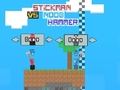 Jeu Stickman contre Noob Hammer  en ligne