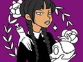 Jeu Mercredi: Coloriages de la famille Addams  en ligne