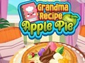 Jeu Tarte aux pommes recette de grand-mère  en ligne