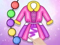 Jeu Livre de coloriage : Vêtements  en ligne