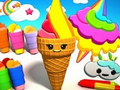 Jeu Livre de coloriage : Glace  en ligne