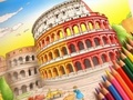 Jeu Livre de coloriage : Le Colisée romain  en ligne