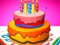 Jeu Livre de coloriage : Gâteau  en ligne
