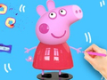 Jeu Livre de coloriage : Peppa Pig  en ligne