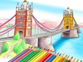 Jeu Livre de coloriage : Pont de Londres  en ligne