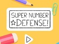 Jeu Défense Super Nombre  en ligne