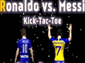 Jeu Messi contre Ronaldo Kick Tac Toe  en ligne
