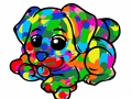 Jeu Livre de coloriage chiot pour les enfants  en ligne