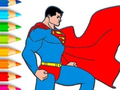 Jeu Livre de coloriage : Superman  en ligne