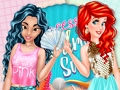 Jeu Échange de garde-robe de Jasmine et Ariel  en ligne