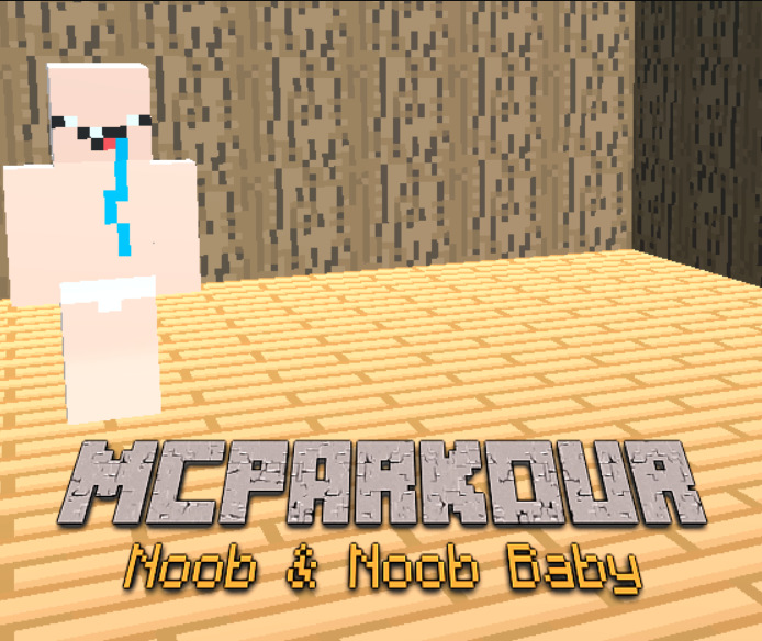 Jeu MC Parkour noob et noob bébé en ligne
