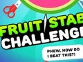 Jeu Défi des coups de fruits  en ligne
