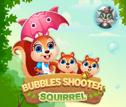 Jeu Écureuil tireur de bulles  en ligne