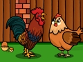 Jeu Sauvez la famille du coq  en ligne