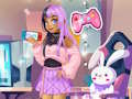 Jeu Style adolescent e-gamer en ligne